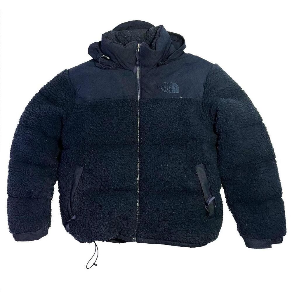 The North Face Down Sherpa Jacket, Navy Blue Size XL